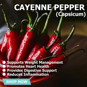 Cayenne Pepper (Capsicum) Bulk