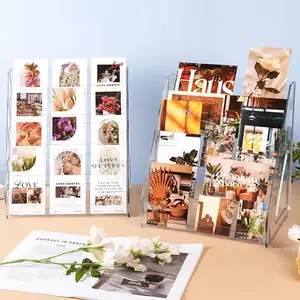 Acrylic Display Rack Organizer, Multi-Layer Storage Solution for Collectibles & Decorative Items, Transparent Design for Easy Visibility