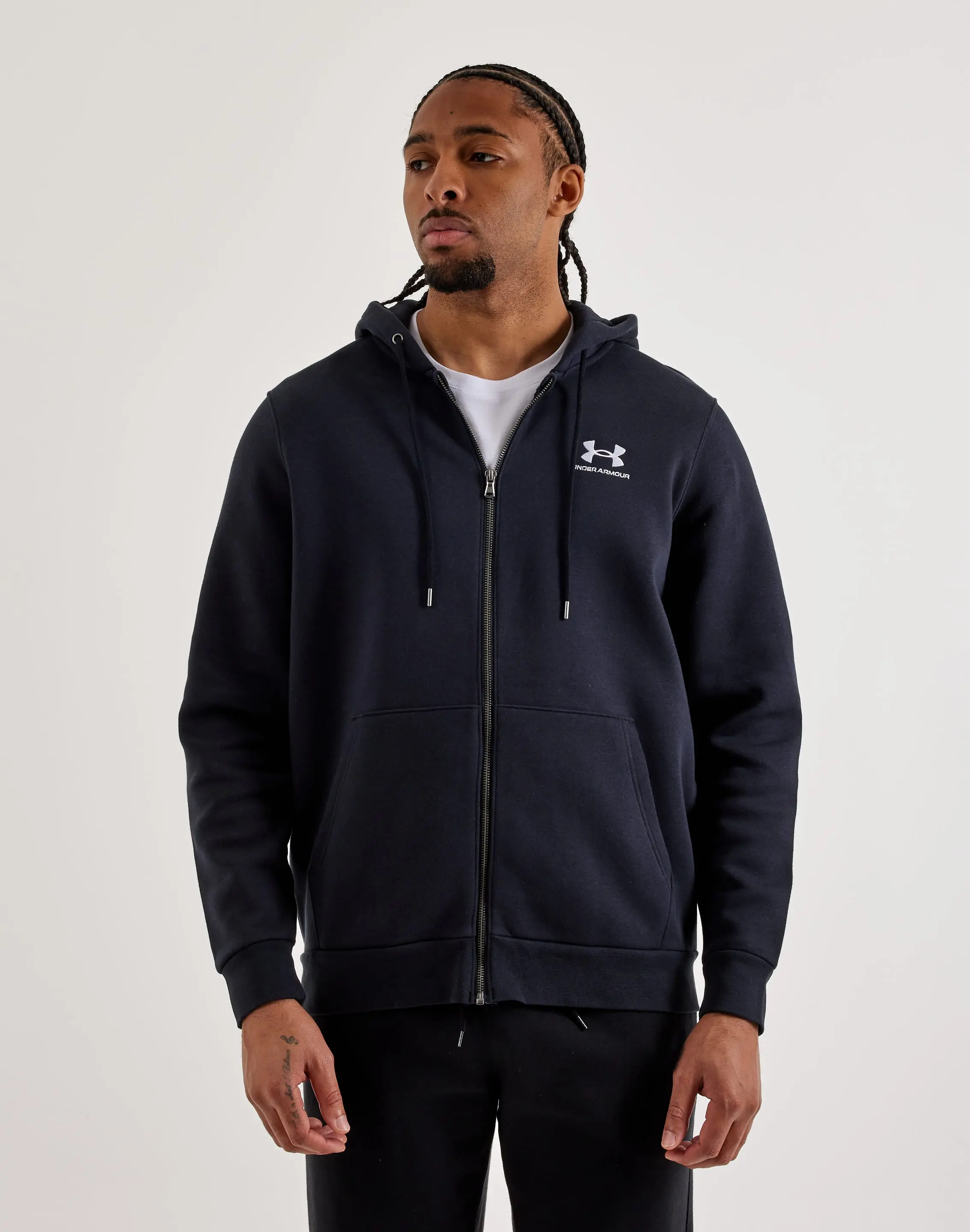 Mens Under Armour Icon Fleece Full-Zip Hoodie