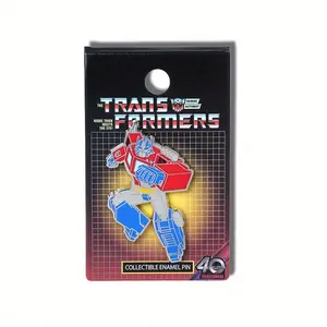 1PC Transformers Officially Licensed Heroic Autobot Brooch Cool Pin Delicate Decoratation For Clothes Hat Backpack Desk Pen Bag Badge Birthday Wedding Holiday Gift For Family And Friends