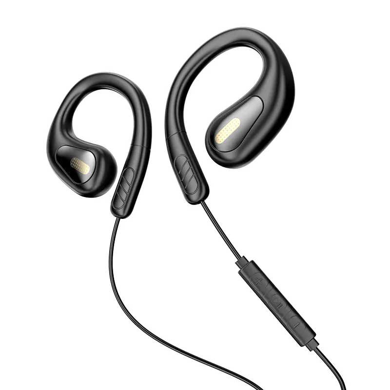 2026 Wired Earphones for Open-Ear Music for IOS Headphones with 3.5mm Plug, Type-C Plug, Wired Ear Buds with Built-in Remote to Control Music, Phone Calls, and Volume