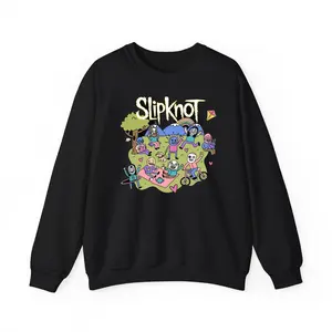 Slipknot Crewneck Sweatshirt, Gift For Fan, Rock Fan Pullover