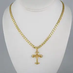 Cadenas & Colgantes - Chain W Pendants - 14K Real Color - Zircon Stone -6mmX60cm