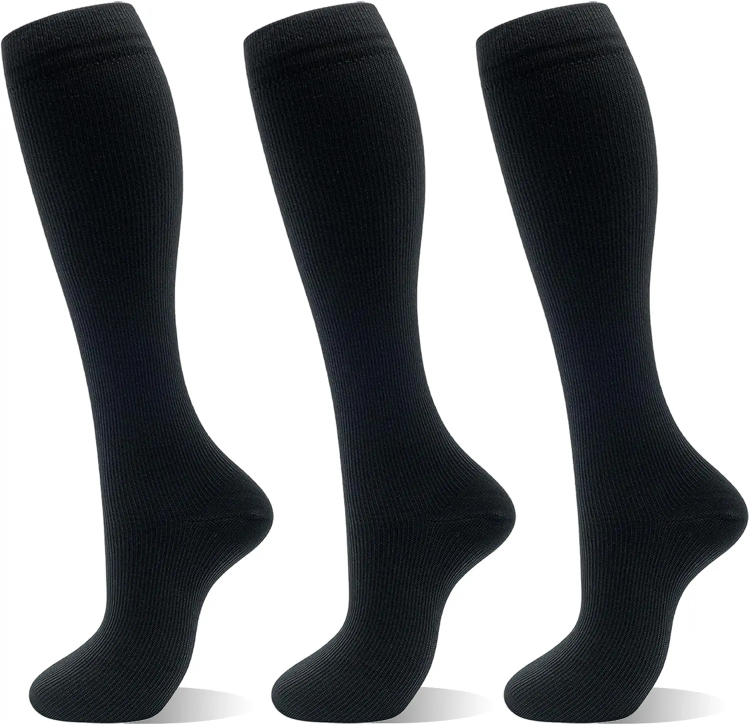 Compression Socks for Women Men 3 Pairs Graduated Compression Support Circulation Socks for Nurses