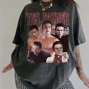 Yes Father Nicholas Chavez Comfort Colors T-shirt, Unisex Tops For Men- For Women, Y2K 90s Retro Celebrity Movie Bootleg Tshirt, Cotton Top Womenswear