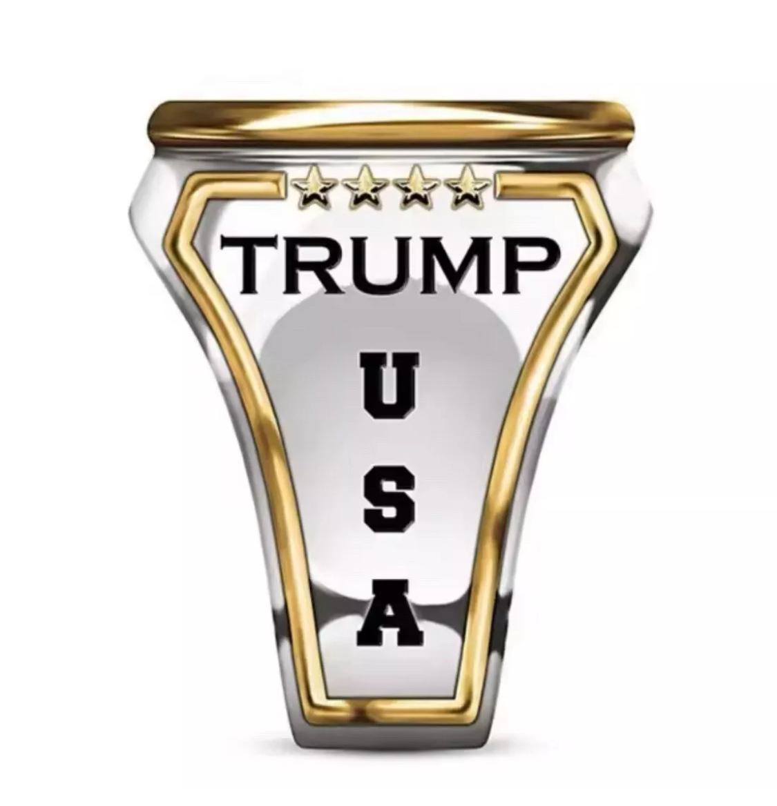 President Mr Donald Trump Special Edition Collectible Ring , Limited Edition 6 To 12 .