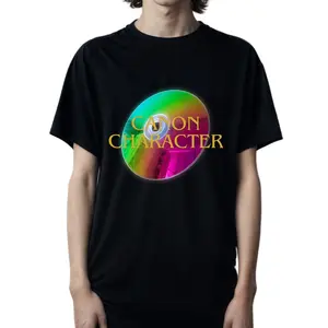 Canon Character #4 - Scratched Compact Disk CD - Women's Men's Graphic T-Shirt COMFORT COLORS