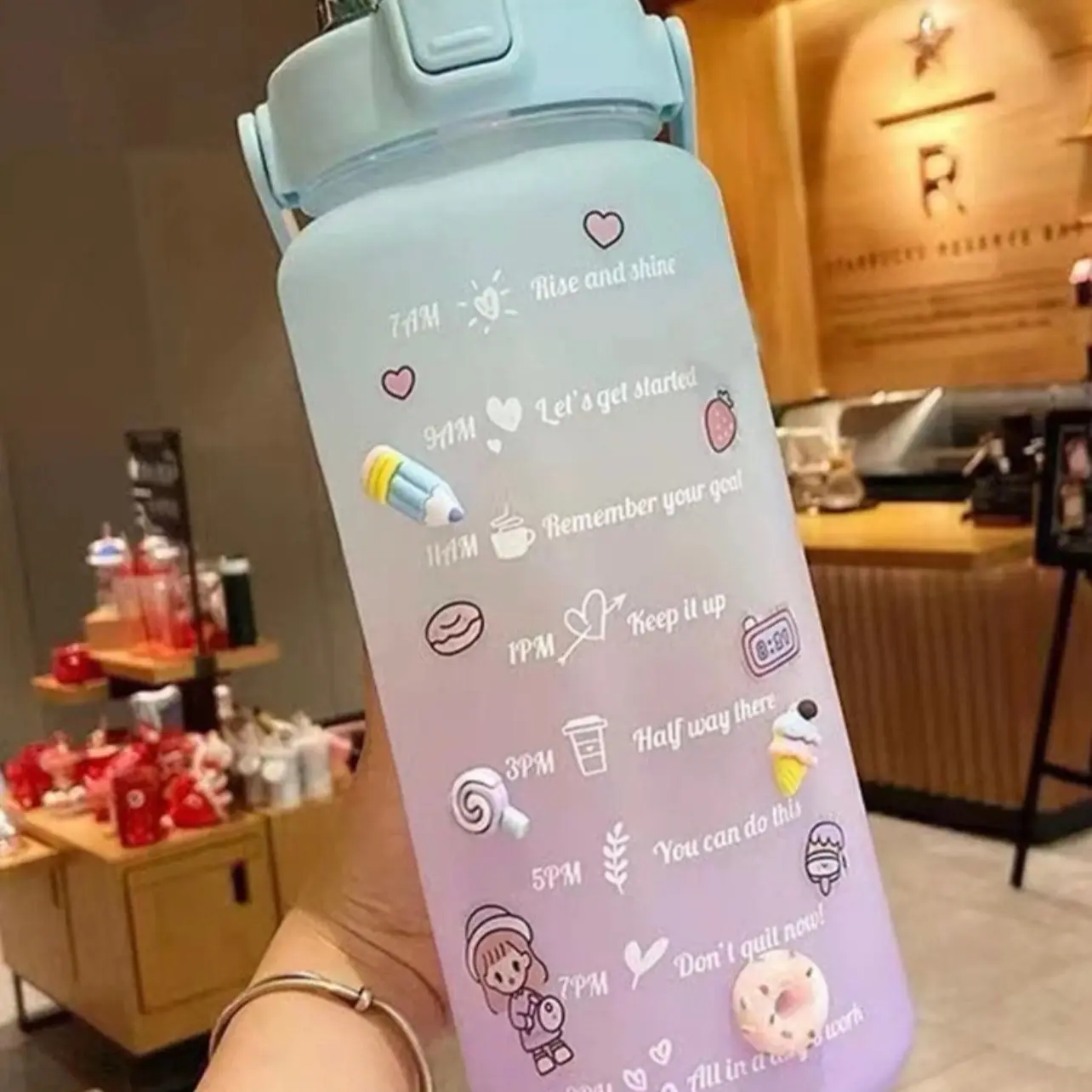 MOTIVATIONAL WATER BOTTLE  64oz