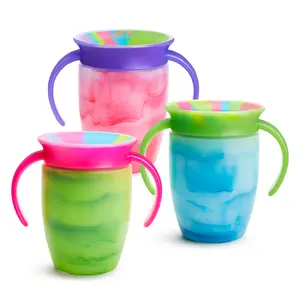 Munchkin Miracle 360° Tie Dye 7oz Trainer Cup 3-Pack, Assorted