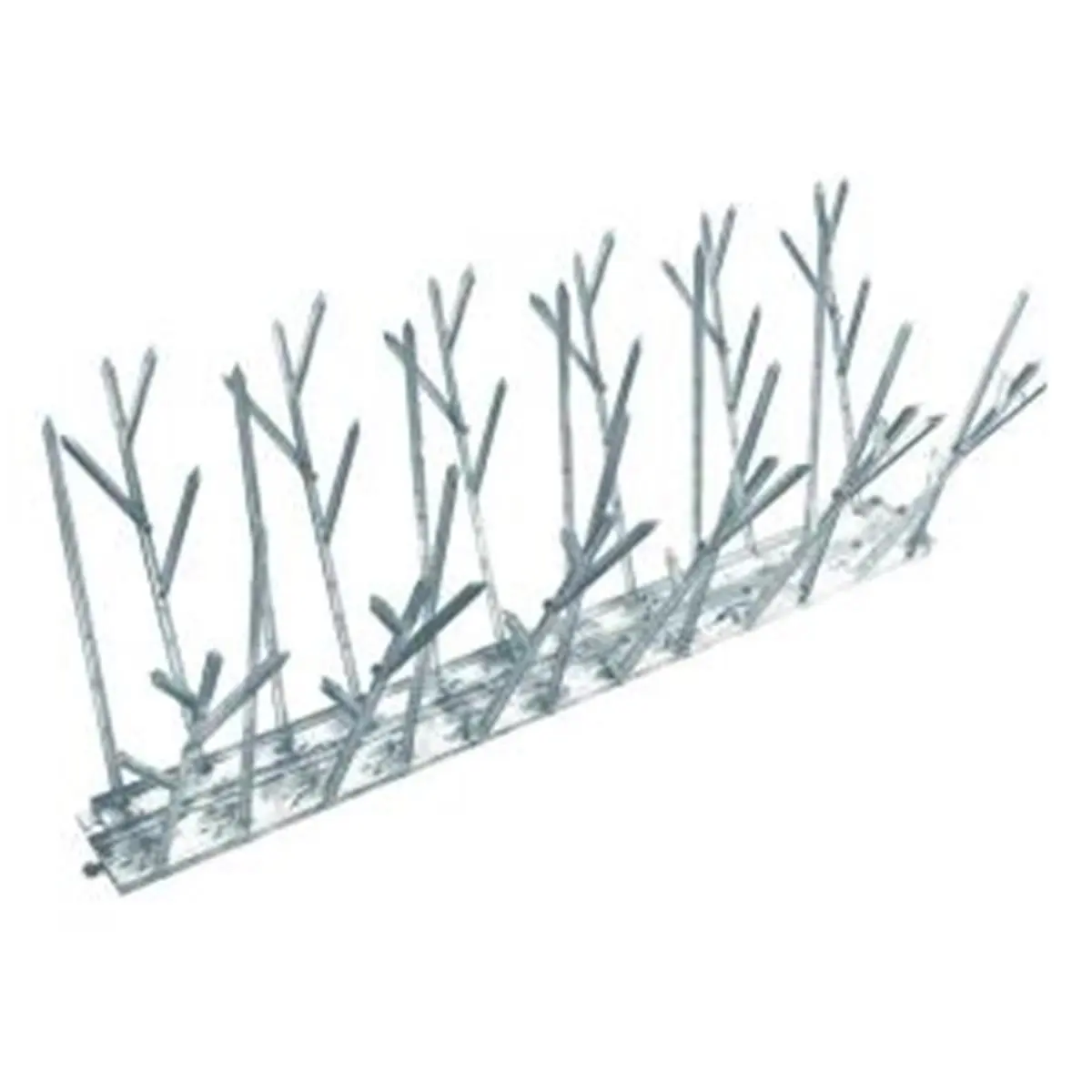 Bird-X Inc. SP-100 Polycarbonate Bird Spikes - Regular, 100 ft, Keep-Out Sign, Pest Control Roosting Deterrent, Maintenance-Free Surfaces Protection