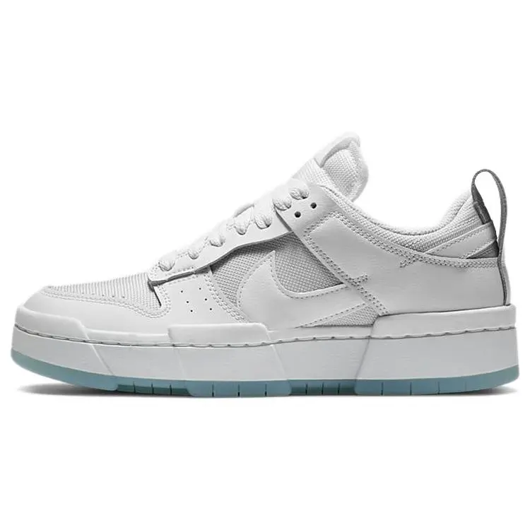 Nike Dunk Low Disrupt Photon Dust Skate Shoes White Women's CK6654-001