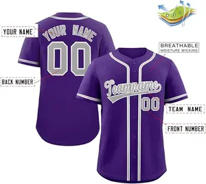 Custom Baseball Jersey Stitched Personalized Baseball Shirts Sports Uniform for Men Women Boy