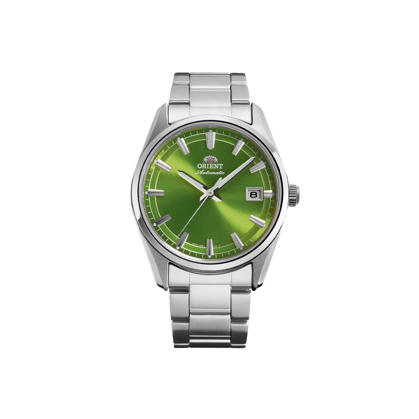 Orient Stretto Date | Contemporary 38.5mm Dress Watch | Sapphire Crystal | Green Dial, RA-AC0R05E30B