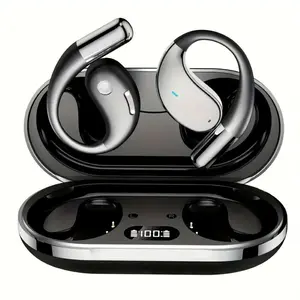 Q39 Earphones - 60 Hours Ultra Long Battery Life, Ergonomic Design, Waterproof & Sweatproof, Bluetooth, Stereo, Clear Calls, Excellent Sound Quality Headset Earbud Electronic Chargeable