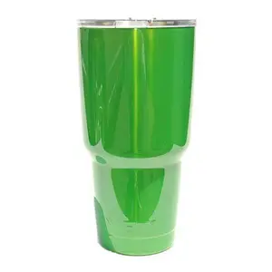 Transparent Candy Lime Green Powder Coating Paint 1 LB