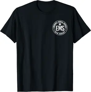New Jersey EMS Emergency Medical Services EMT T-Shirt - Margaritahe Shop 45B0CG8K275F