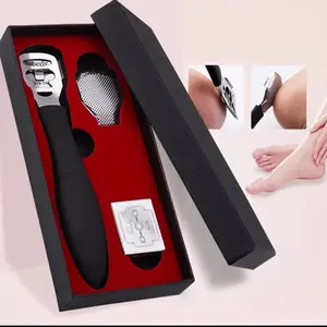 Callus Remover for Feet, Foot File, Pedicure Tools for Feet, Callous Shaver Scraper, Heel Hard Skin, Corn Hard Dead Skin Remover Foot Care Rasp w/File,10Blades, Callus Box