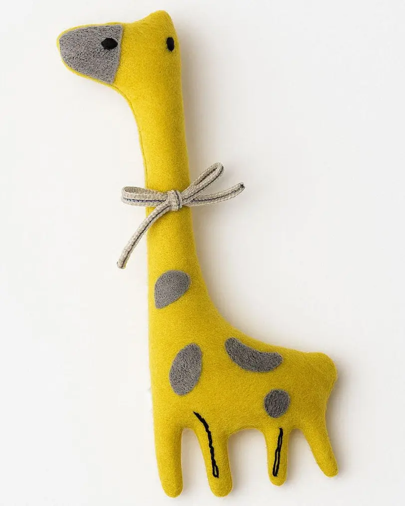 Sunny & Sprout Giraffe Plush Hair Clips – Cute Safari Style Accessories