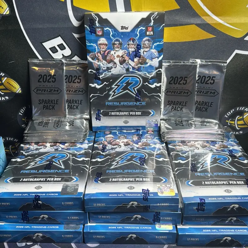 Break #2- 10x Topps Resurgence, 25x 2025 PANINI PRIZM SPARKLE PACKS!