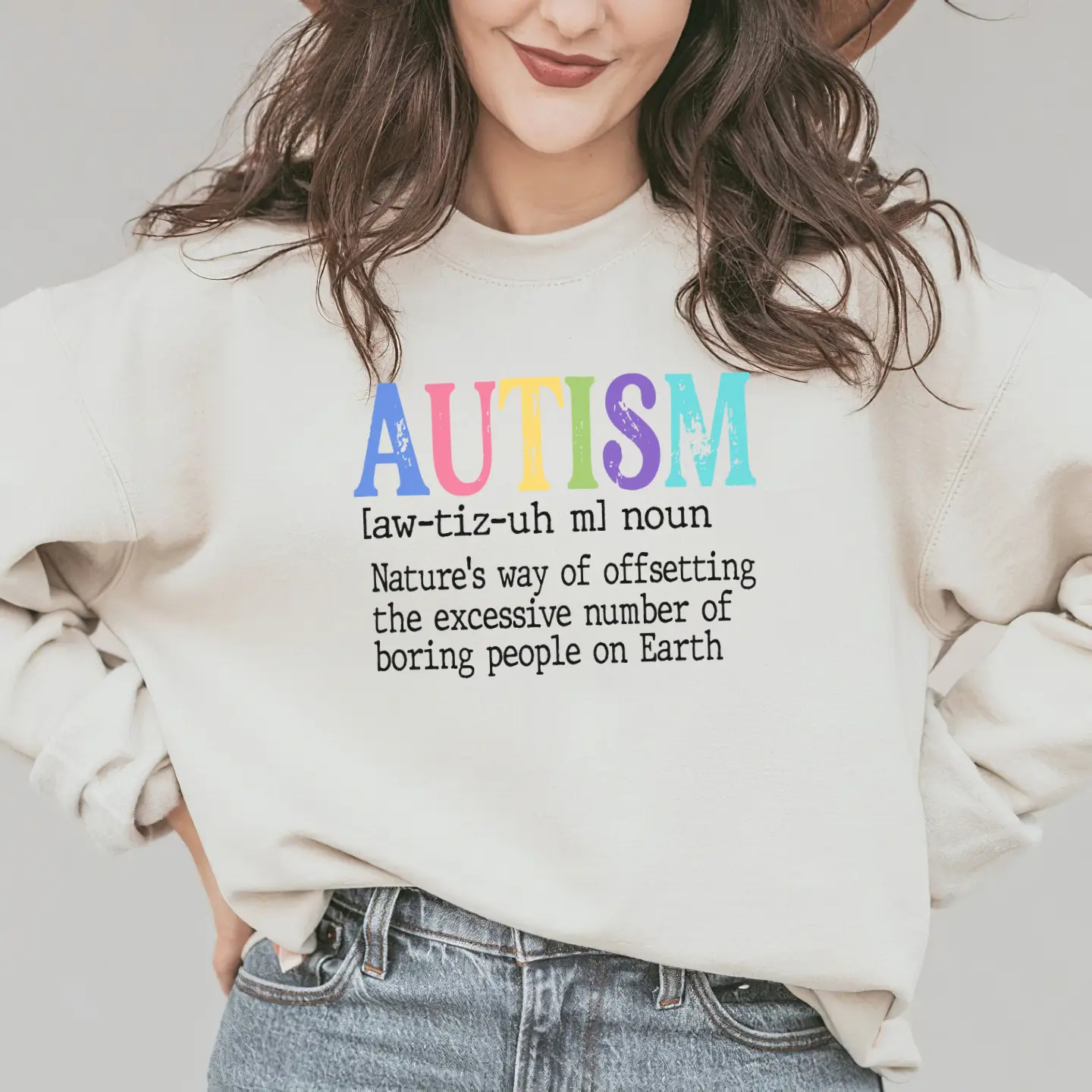 Autism Teacher Sweatshirt, Definition Sweater, Autism Awareness, Neurodivergent ADHD, Special Education Teacher Costume, SPED Classroom Autism Special Education Teacher Definition