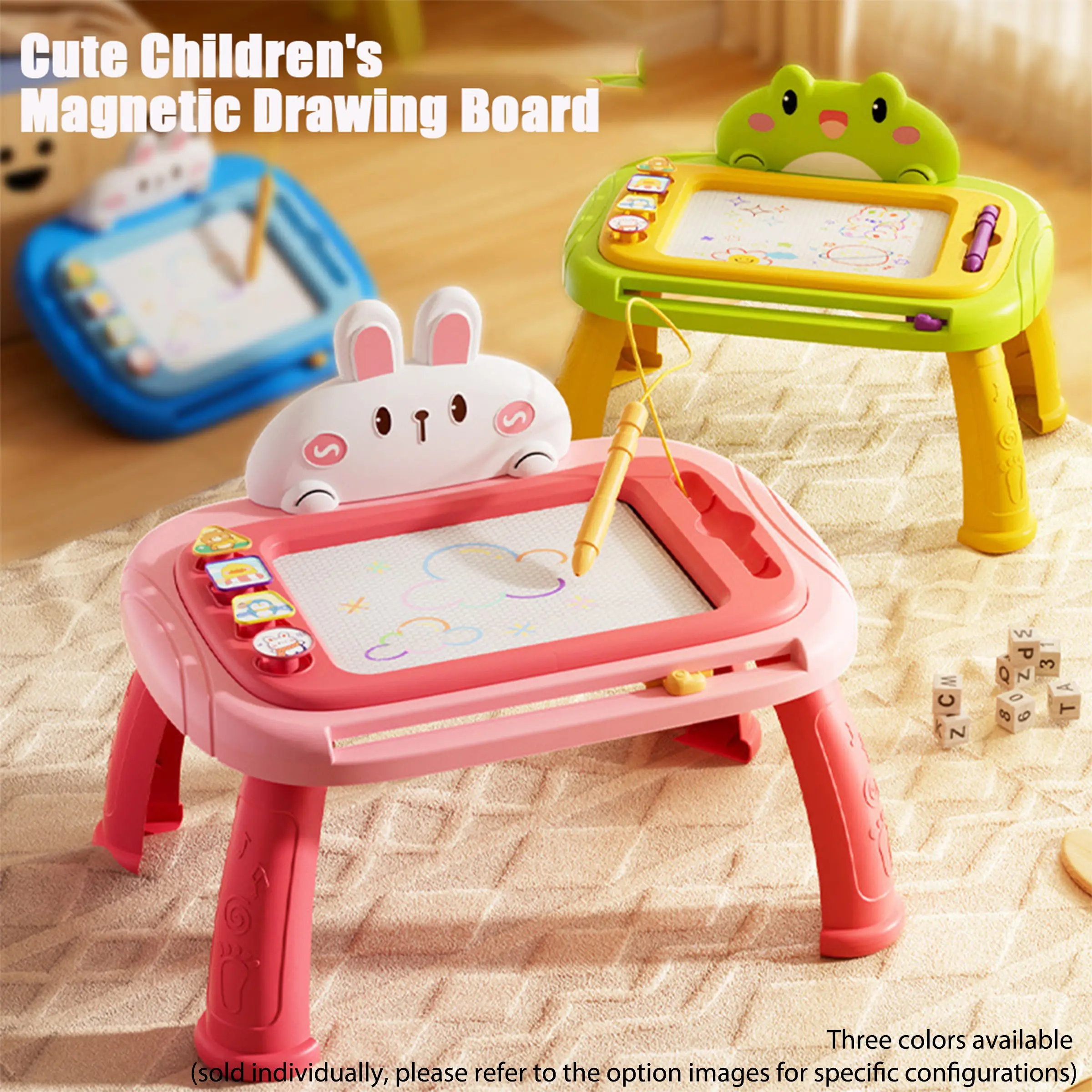 Magnetic Drawing Board for Kids, Magnetic Features, Erasable Colorful Sketch Pad, Learning Doodle Writing Board, Toddler Painting Table, Erasable Drawing Boards, Easter Halloween Christmas Birthday Gift