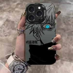 Toji Satoru Gojo Cool Hard Phone Cases for iPhone 17 Promax 16 15 14 13 12 11 Pro Max Plus  Air & Samsung Galaxy S26 S25 S24 S23 S22 EDGE Ultra Plus FE -  Anime lover anti-fall Clear soft TPU Shockproof Protective Cover Gift For Birthday Christmas