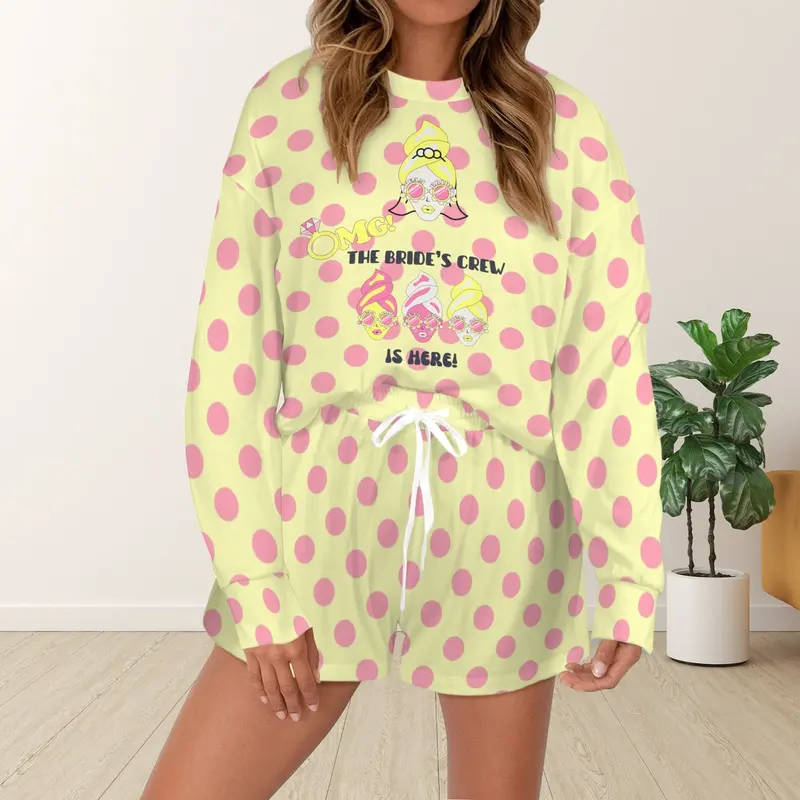 bridesmaid pajama dress Satin Bridal and Bridesmaid Pajama Sets main image 1