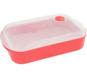 Easy Microwave Steamer for Vegetables Meat and Meal Prep Cooking