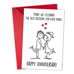 Fun Valentine's Day greeting cards, suitable for girlfriends and women; perfect Valentine's Day greeting cards, suitable for wives; cute Valentine's Day greeting cards, suitable for husbands and boyfriends