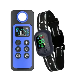 4900FT Humane Dog Training Collar, Voice Call & Vibration, 5 Adjustable Modes,  Dual‑Safety Design of Safety Lock & Level Adjustment,Shock‑Free Optional Setting, Adjustable Reflective Black Nylon Collar for Small Medium Large Dogs 10‑120lbs