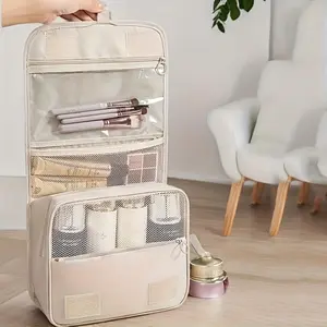 Hook up toiletry bag | Multi functional travel storage bag suitable for cosmetics, underwear, and beach essentials - multiple compartments, hand washable or dry cleanable