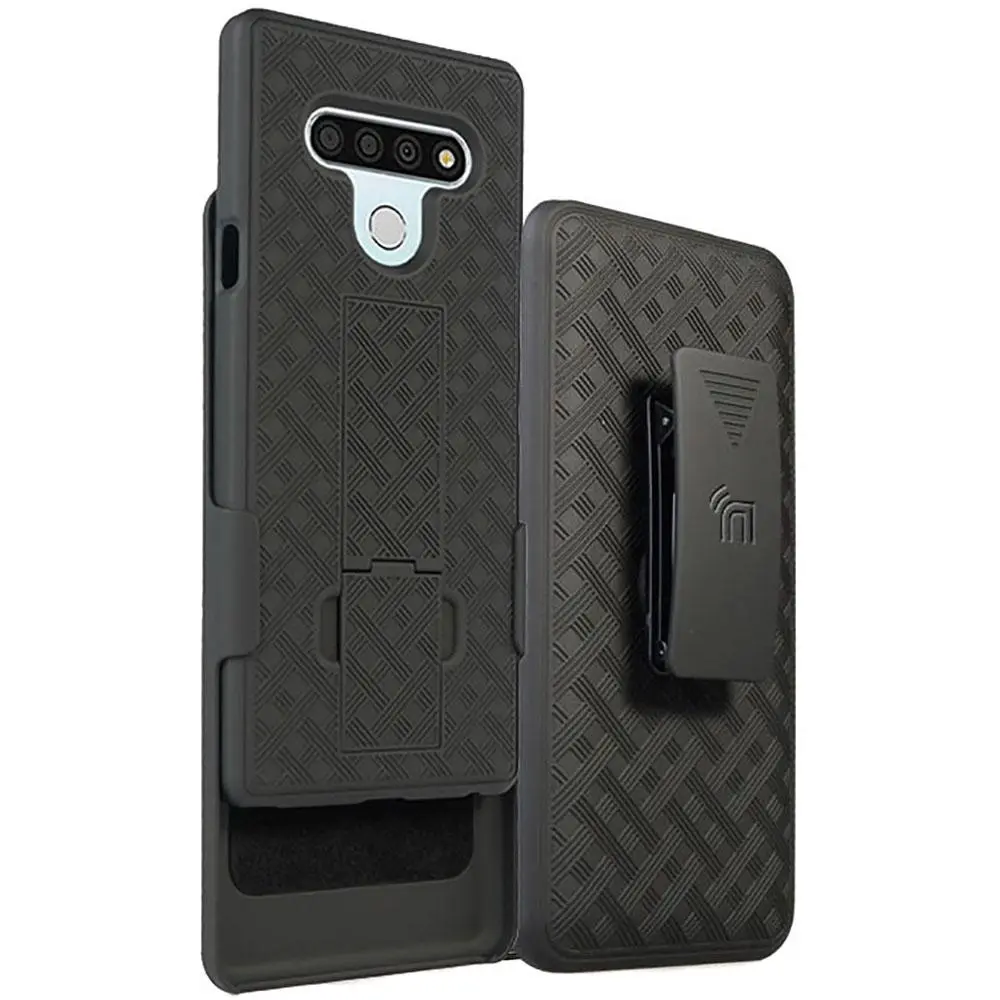 Case with Clip for LG Stylo 6, Nakedcellphone [Black Tread] Kickstand Cover  with [Rotating/Ratchet] Belt Hip Holster Holder Combo for LG Stylo 6 -  TikTok Shop