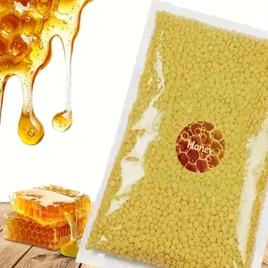 1000-gram bag of honey hair removal wax beans, quick and convenient, no paper required, suitable for household use on both fine and coarse hair all over the body.
