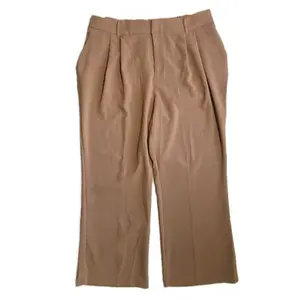 NEW Plus Size 1X Womens DEX Wide Leg Pleated Pants Polyester Blend Ginger $59