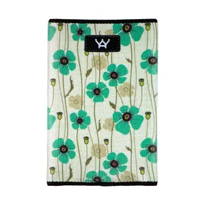 Yay Novelty 1100 Stylish Slim Wallet for Front Pocket Use - Blooming Poppy, Men's Wallet, Stylish Wallet