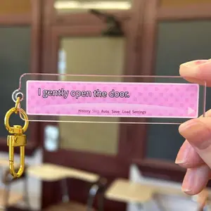 Doki Doki Literature Club- I gently open the door Acrylic Keychain