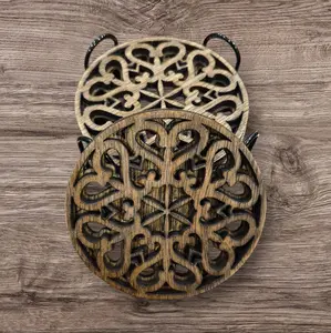 Laser cut coasters, set of 6