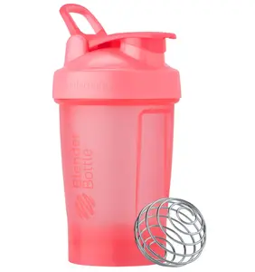 BlenderBottle Classic V2 Shaker Bottle Perfect for Protein Shakes and Pre Workout, 20-Ounce, Light Pink