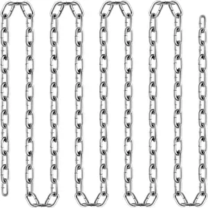 【fathersdaygift】1/4 Grade 30 Proof Coil Chain Zinc Plate 100ft 【fathersdaygift】1/4 Grade 30 Proof Coil Chain Zinc Plate 100ft