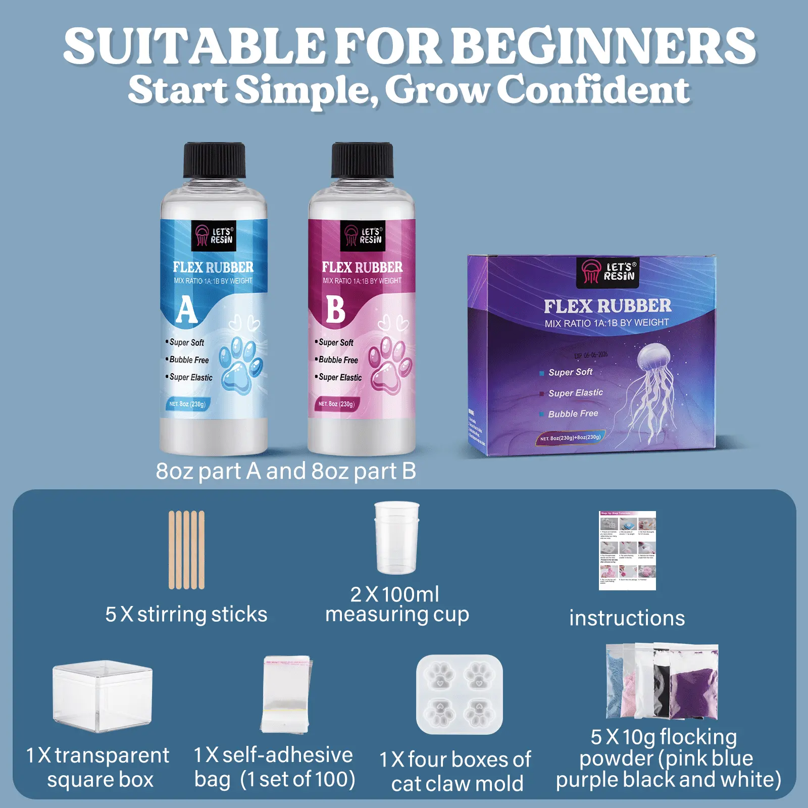 Cat/Dog Paw Squishy Kit