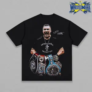 Usyk Champion Boxing Tee, Heavyweight Legend Graphic Shirt, Vintage Fighter Fan Merch Unisex T-Shirt Made Using 100% US Cotton, Design & Printed In The USA