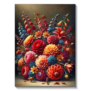 DIY Diamond Painting Butterfly Flower Art Diamond Mosaic Kit Handmade Decorative Painting Home Decoration Suitable for Adults