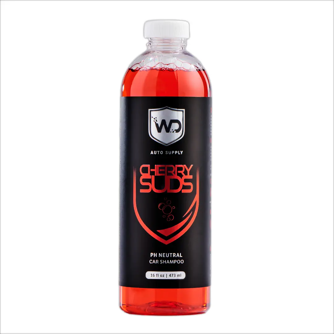 WD Auto Supply Cherry Suds pH Neutral Car Shampoo - Safe and Effective for Vehicles With Wax, Sealant, Or Coatings