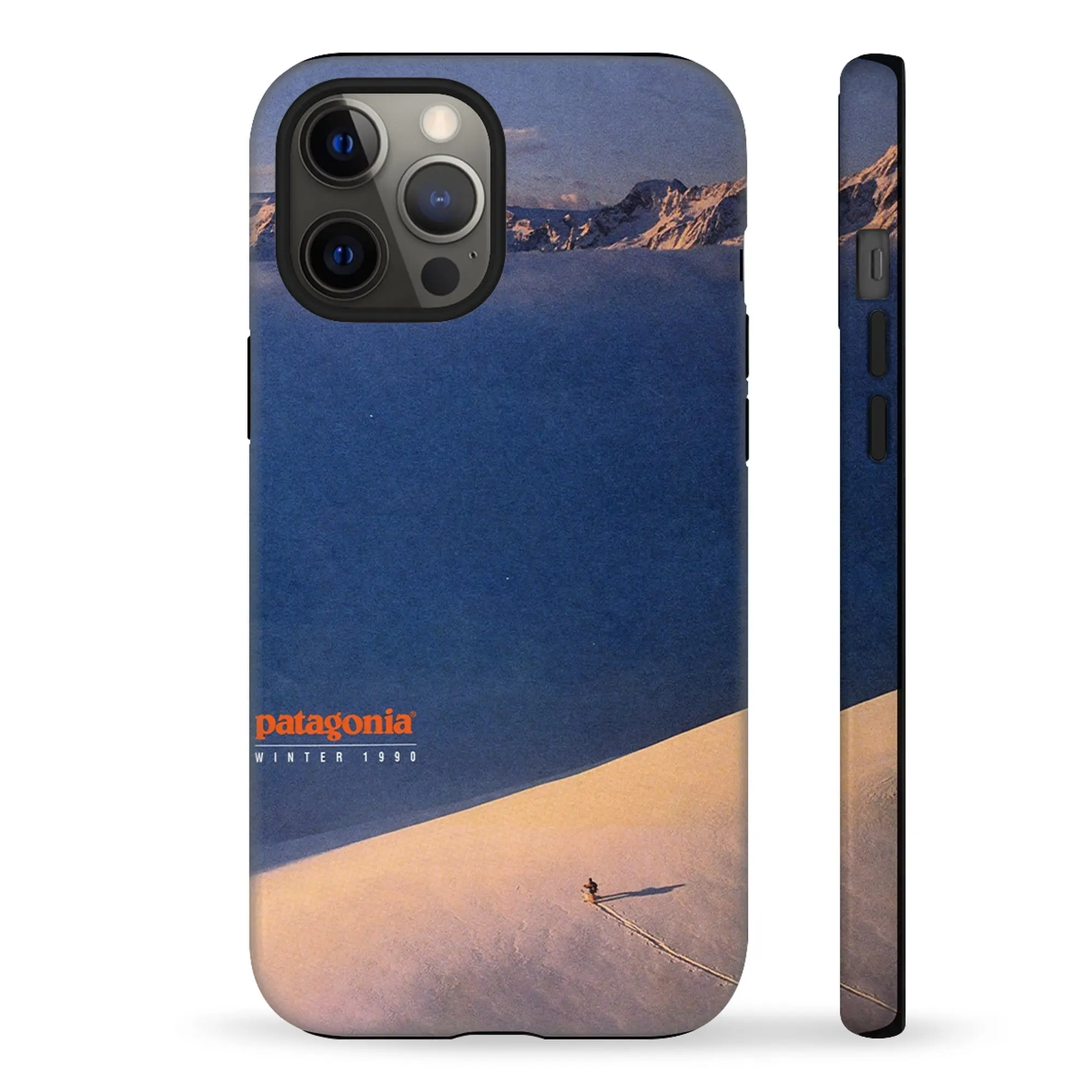 Patagonia Vintage Retro Winter 1990 Mountain Sea iPhone Case, iPhone Case Gift For All