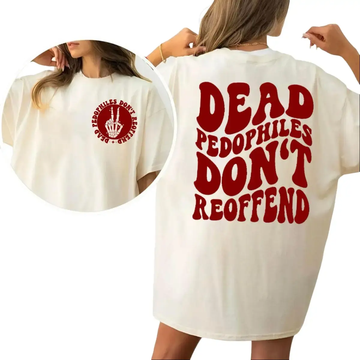 Dead Predators Don't Reoffend Shirt, Dark Humor Statement Tee, , Sarcastic Tee, Graphic Shirt for Men Women, Unisex Cotton Casual Gift