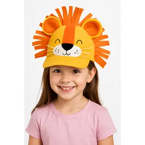 Get Wild Lion Birthday Hat for Kids