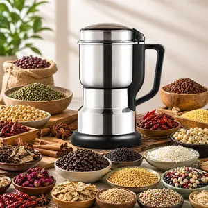 Multifunctional electric grinder 400W high-power coffee grinding tool, multifunctional food-grade fast-grinding electric coffee and grain grinder