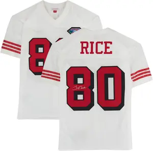 Jerry Rice San Francisco 49ers Autographed White Throwback Mitchell & Ness Authentic Jersey - Fanatics Authentic Certified