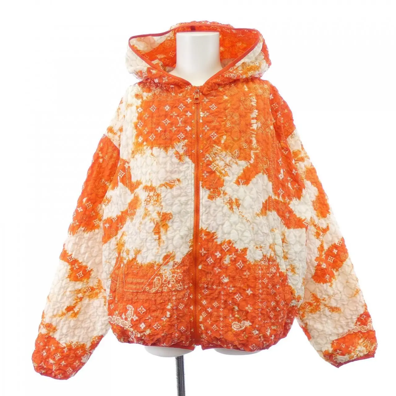 Pre-owned Louis Vuitton Nylon Small Leather Goods Monogram Bandana Windbreaker Jacket