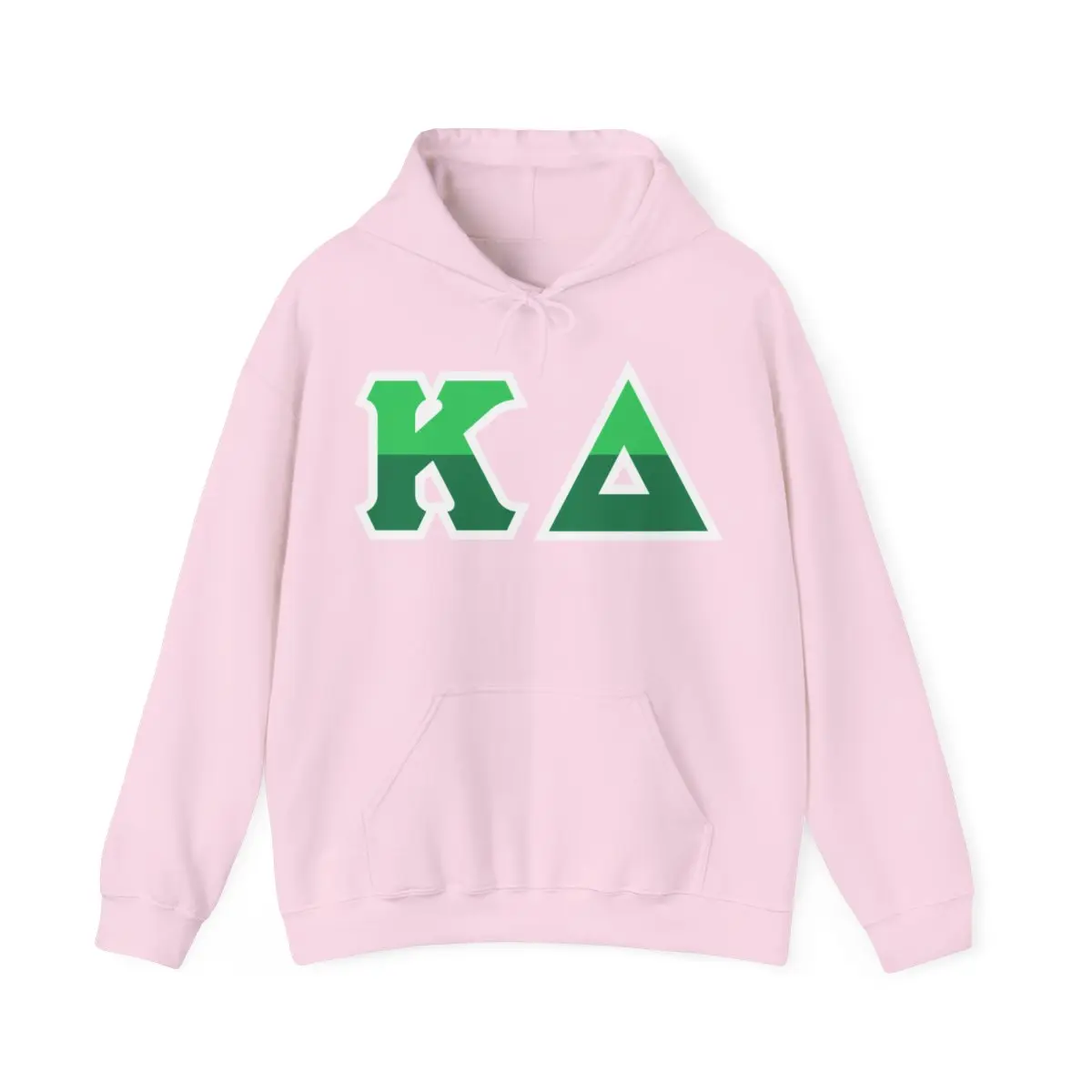 Kappa Delta Two Tone Lettered Hooded Sweatshirts
